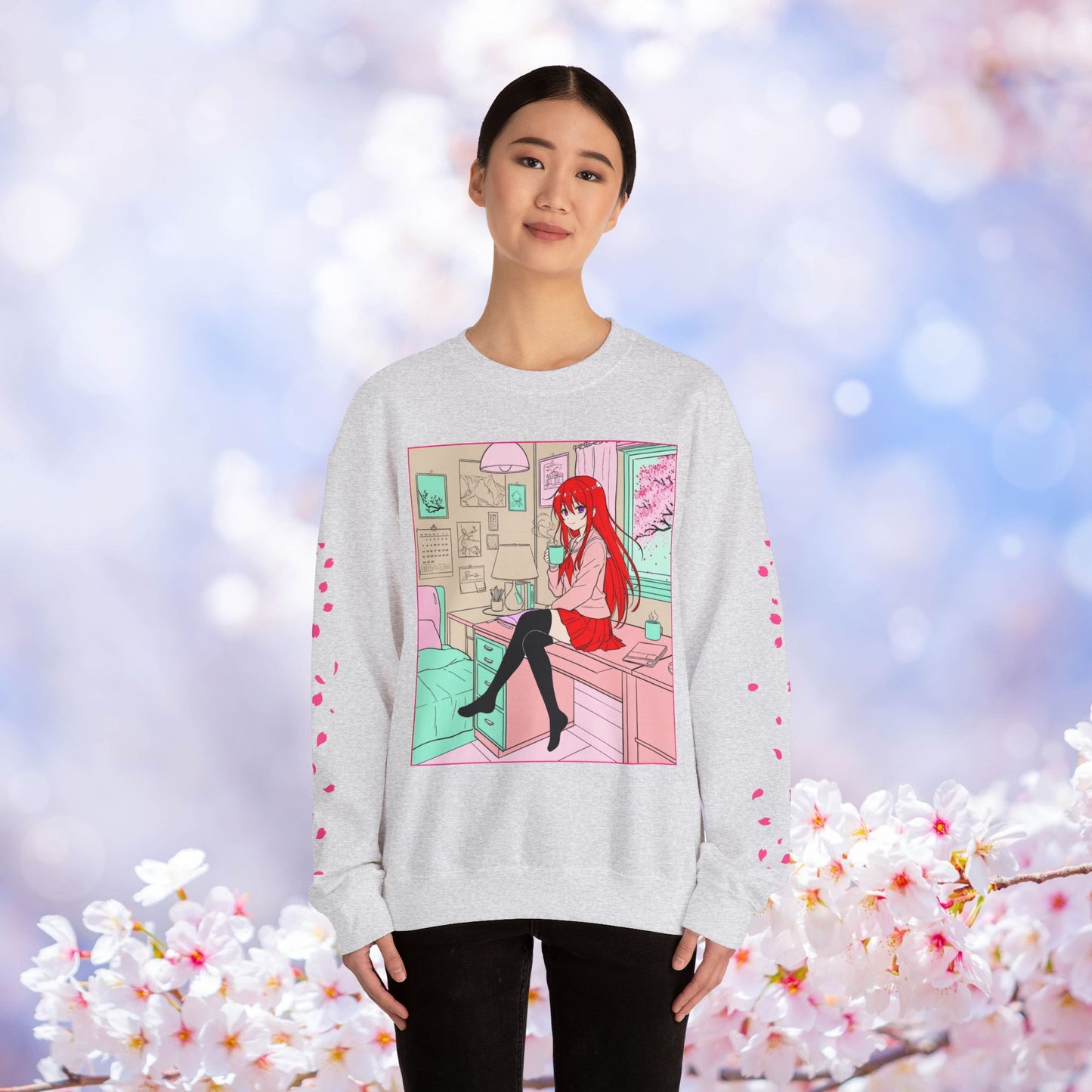 Spring Floral Unisex Sweatshirt - Layla Room Design