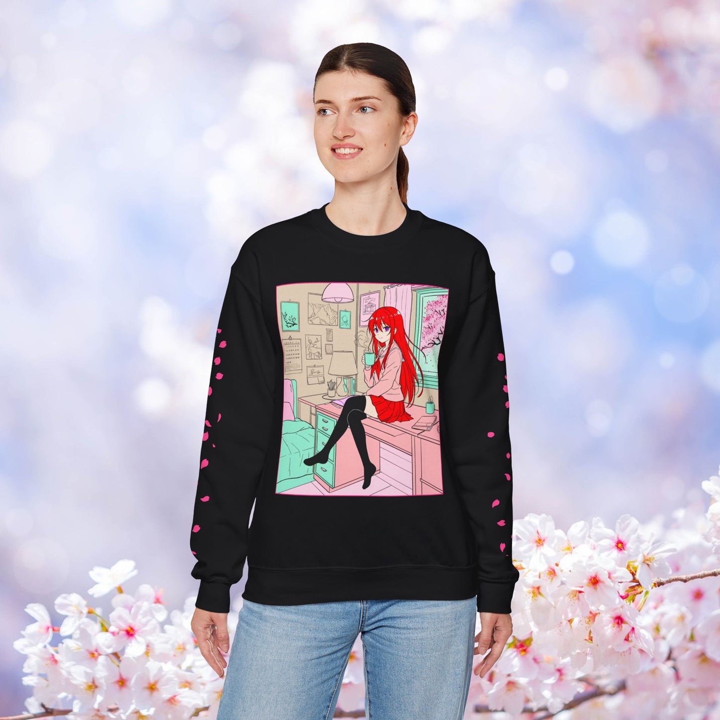 Spring Floral Unisex Sweatshirt - Layla Room Design