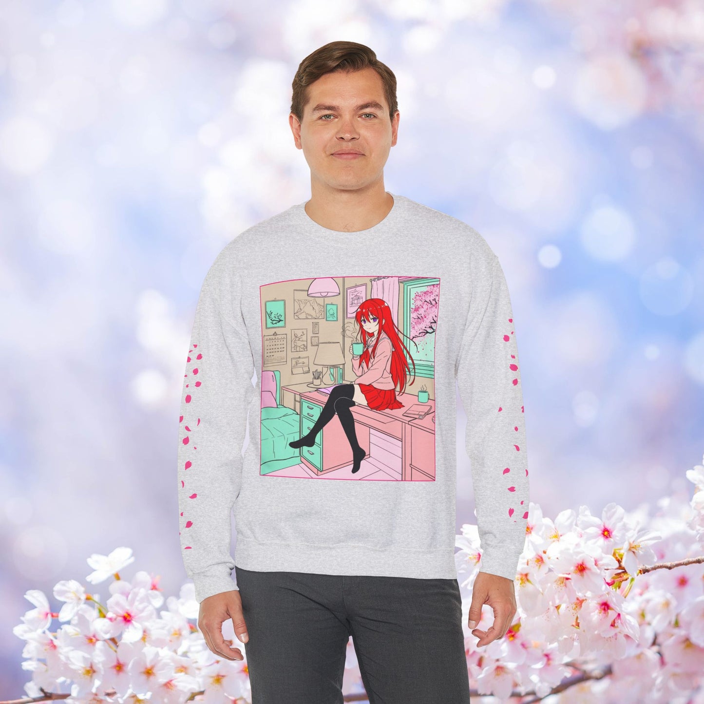 Spring Floral Unisex Sweatshirt - Layla Room Design